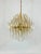 Mid-Century Italian Brass and Glass Chandelier, 1970s For Sale - Image 6 of 11