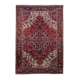 Vintage Persian Heriz Rug 7'3'' X 10'2''