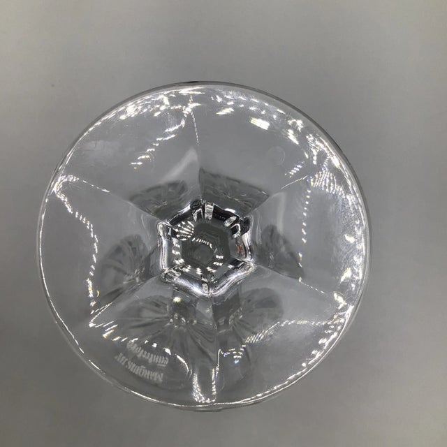 Transparent Waterford Marquis Omega Cut Crystal Wine Glass - 1 For Sale - Image 8 of 12