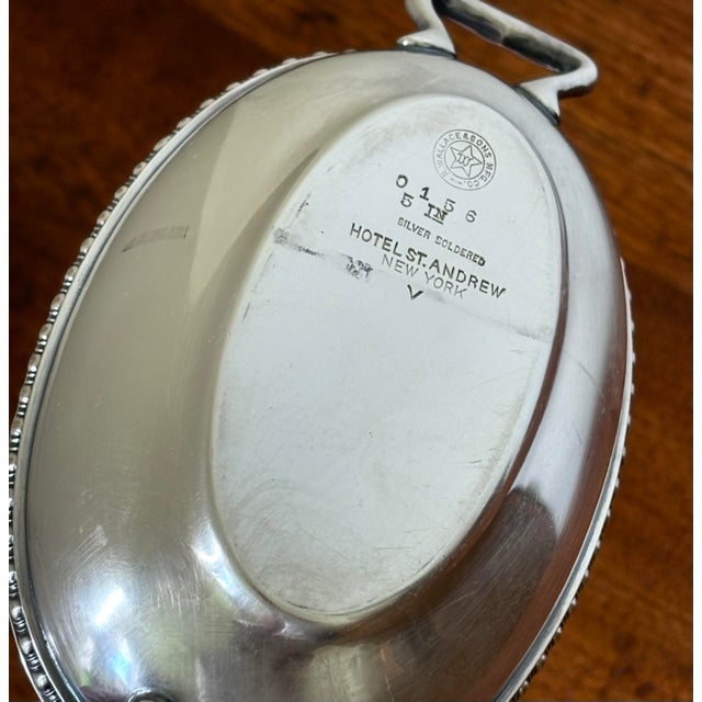 Antique Silver Dish - Hotel St. Andrew New York Jewelry Box Trinkets For Sale In Columbus - Image 6 of 8