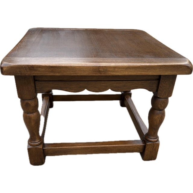 Solid Wood European Side or End Table For Sale - Image 4 of 7