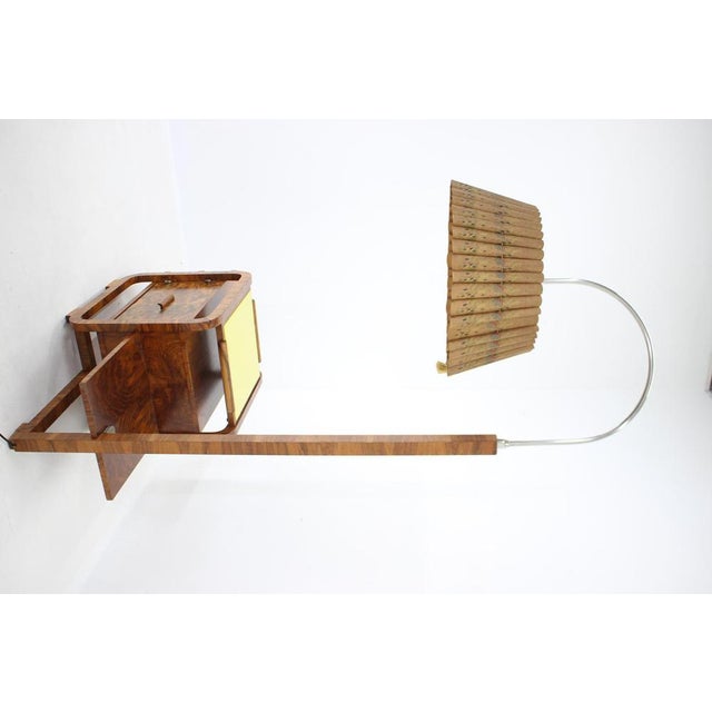 Large Art Deco Floor Lamp,Czechoslovakia, 1930s For Sale - Image 4 of 18