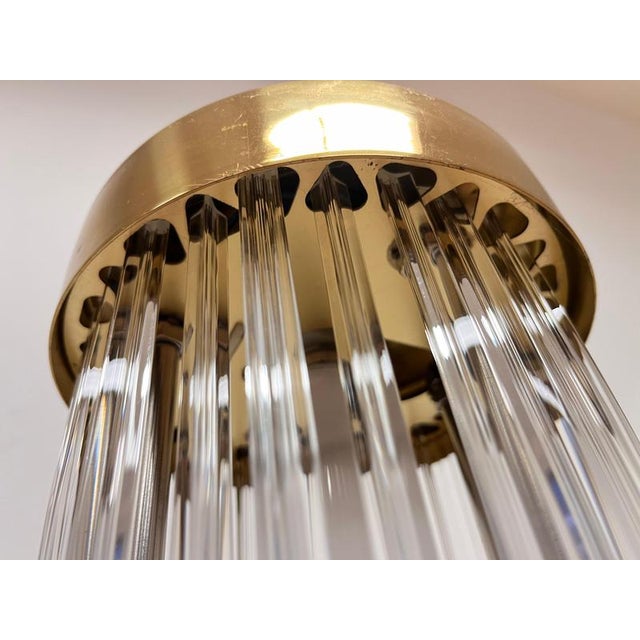 Mid-Century Modern Mid-Century Modern Glass Brass Floor Lamp by J. Bejvl, 1960 For Sale - Image 3 of 10