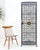 Very Large 96 Bottles Cage Shape Wine Rack Locker Wrought Iron For Sale - Image 13 of 15