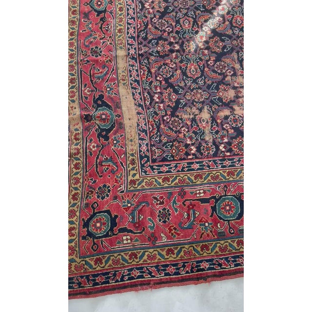 Antique Kurdish Kelleh Gallery Runner C. 1900's Rug 7.4 x 19.5 For Sale In Milwaukee - Image 6 of 14