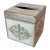 Vintage Silver Leaf Florentine Tissue Box Cover For Sale