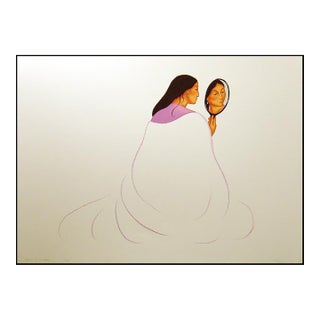 R.C.Gorman La Novia Lithograph 1999 Hand Signed Original Lithograph For Sale