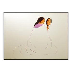 R.C.Gorman La Novia Lithograph 1999 Hand Signed Original Lithograph