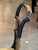 Black Set of Six 19th Century Black and Gilt X-Back Side Chairs For Sale - Image 8 of 10