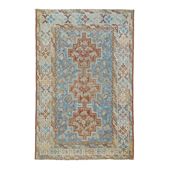 Antique Persian Shiraz Rug 3'1'' X 4'9'' For Sale