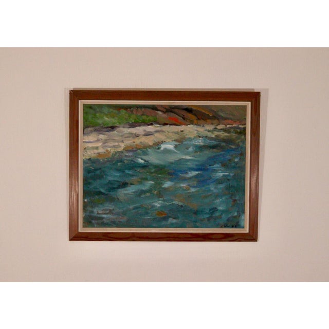 Luv, Seashore, 1962, Oil on Panel, Framed For Sale - Image 11 of 18