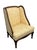 Elegant wingback lounge chair by Hickory Chair Furniture Company, made in Hickory, North Carolina and dating to 2009. The...