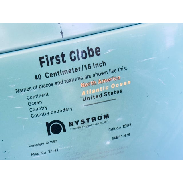 Vintage Nystrom 16-Inch "First Globe" For Sale - Image 10 of 10