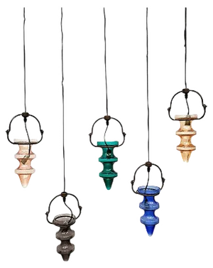 Vintage Colored Glass Pendant Lamp by Nanny Still McKinney for Raak, Set of 5