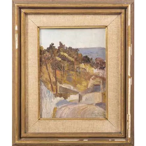 Costa Junior, Landscape, Oil on Wood For Sale