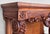 French Biedermeier Mahogany Carved Console Table With Drawer For Sale - Image 11 of 13