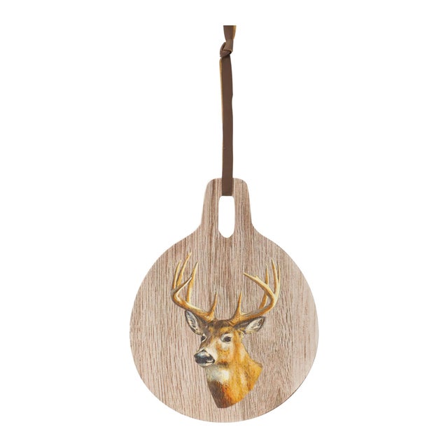 Add a rustic, festive touch to your home this holiday season with the Deer Print Cutting Board Decor. This beautifully...