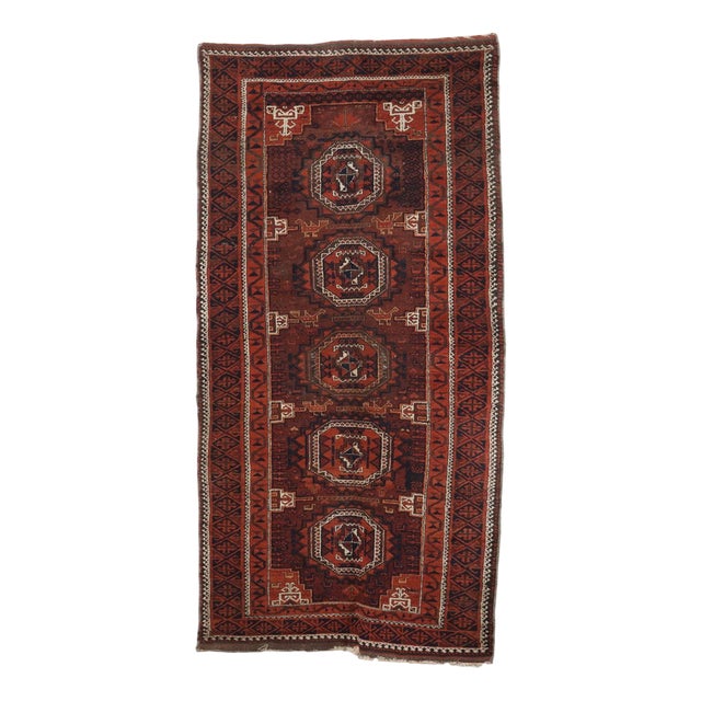 Asian Wool Rug in Heavy Knot For Sale