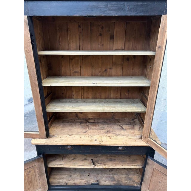 Wood Late 19th Century China Cabinet For Sale - Image 7 of 11