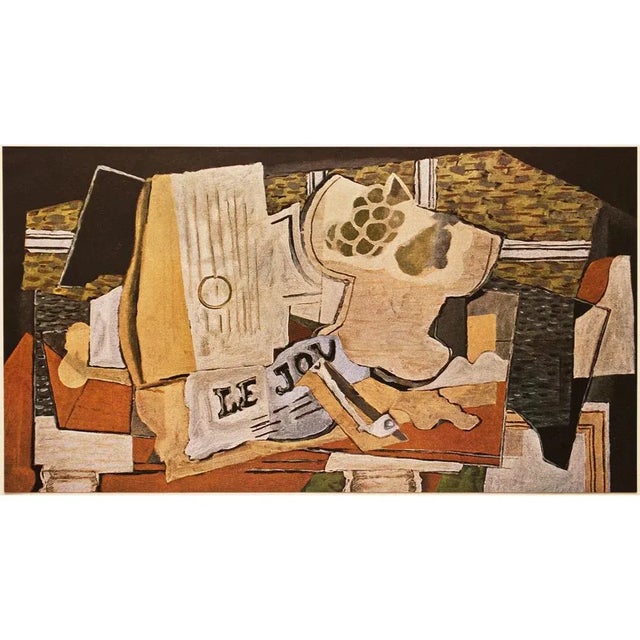 1947 Georges Braque "The Newspaper", First Edition Cubist Parisian Lithograph For Sale - Image 9 of 9