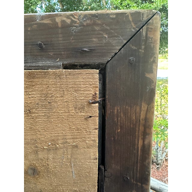 18th Century French Neoclassical Large Split Panel Wall Mirror. For Sale In West Palm - Image 6 of 12