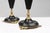 Metal Empire Style Bronze and Ceramic Candlesticks, France, 1870s, Set of 2 For Sale - Image 7 of 9