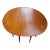 Mid Century Modern Oval Drop Leaf Gateleg Dining Table For Sale