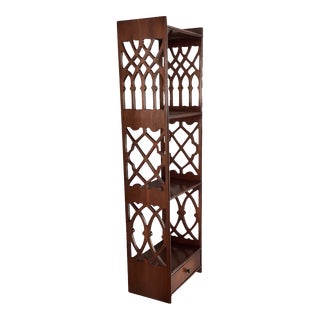 1930s Mahogany Wall Hanging Shelf For Sale