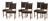 Vintage Danish Dining Chairs in Oak and Lambswool by Henning Kjærnulf, 1950s, Set of 6 For Sale