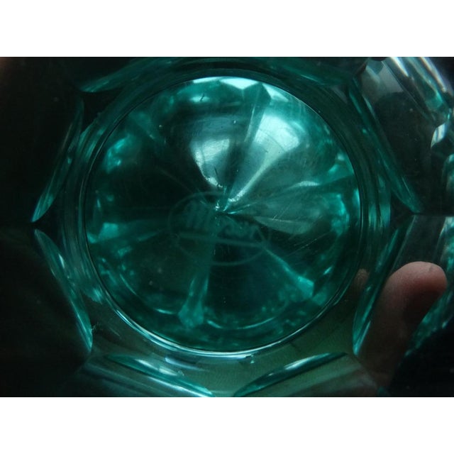 Art Deco Uranium Vase from Moser, Czechoslovakia, 1930s For Sale - Image 11 of 16