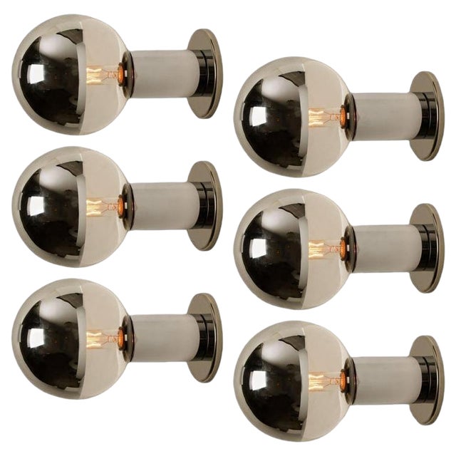 Wall Lamps - Flush Mounts attributed to Motoko Ishii for Staff, 1970s For Sale