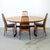 G-Plan "Fresco" Teak Oval Pedestal Base Dining Table With Butterfly Leaf For Sale - Image 14 of 15