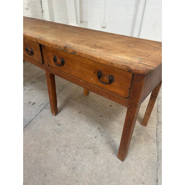 Mid 19th Century Mid 19th Century Monumental French Provincial Console For Sale - Image 5 of 10