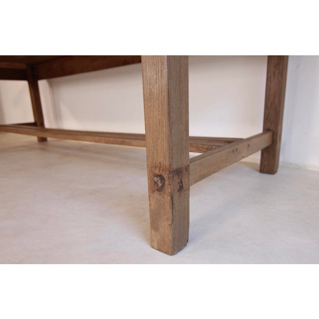 Large Vintage Oak and Pine Table, 1920s For Sale - Image 11 of 18
