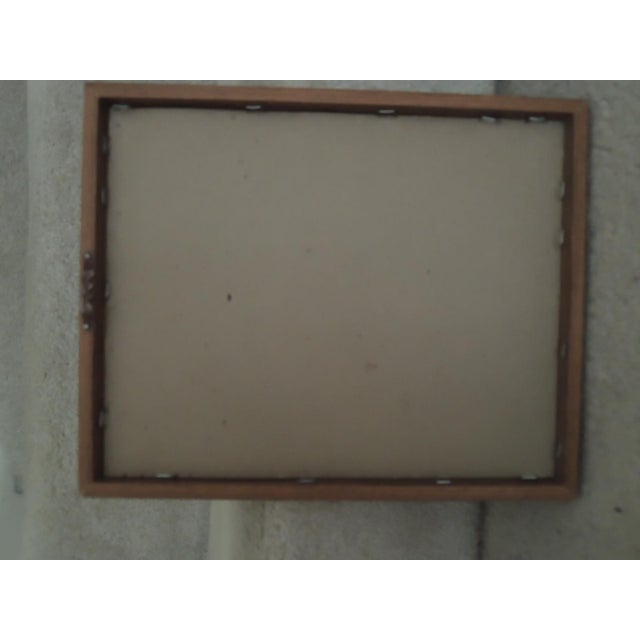Brown Oak Wood Frames 4 Large 6 Small Picture Photo Art Frames With Plexiglass Lot of 10 VTG 70s For Sale - Image 8 of 9