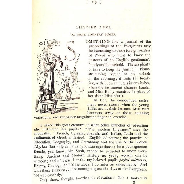 "The Book of Snobs; And Sketches and Travels in London" 1869 Thackeray, w.m For Sale In New York - Image 6 of 12