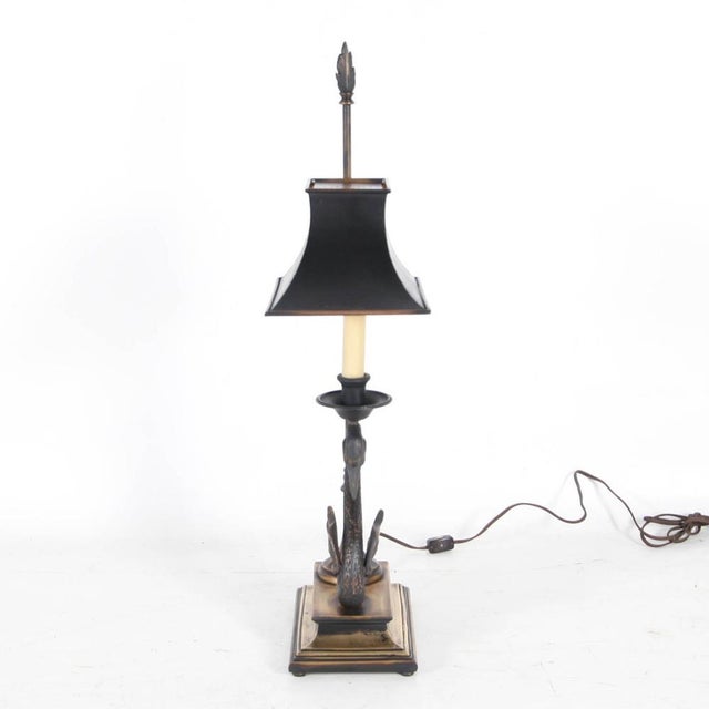 Vintage Brass Table Lamps, 1940s, Set of 2 For Sale - Image 11 of 12