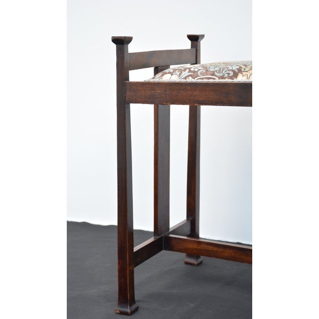 Antique Arts and Crafts Dressing Table Stool, 1900s For Sale - Image 9 of 18