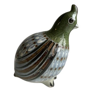 Ceramic Quail Figurine from El Palomar, Tonala, 1970s For Sale