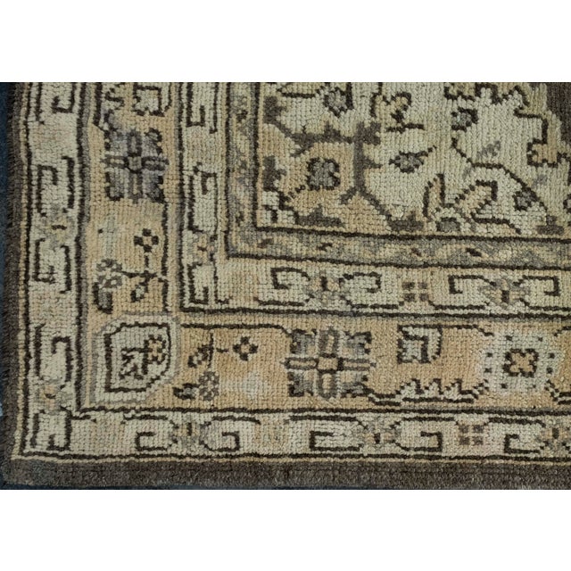 Turkish Oushak Rug 9'2" x 11'8" #18533 For Sale - Image 4 of 8