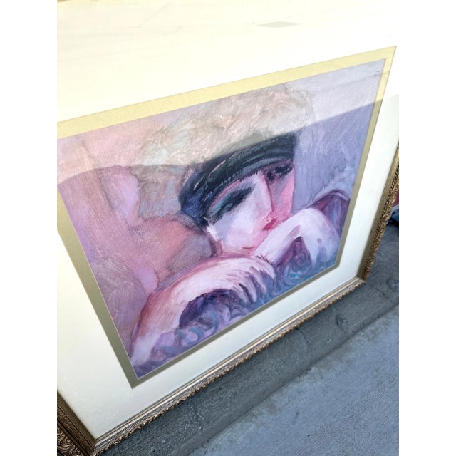 Barbara A. Wood "Sybill" Lithograph #460/974 For Sale - Image 4 of 11