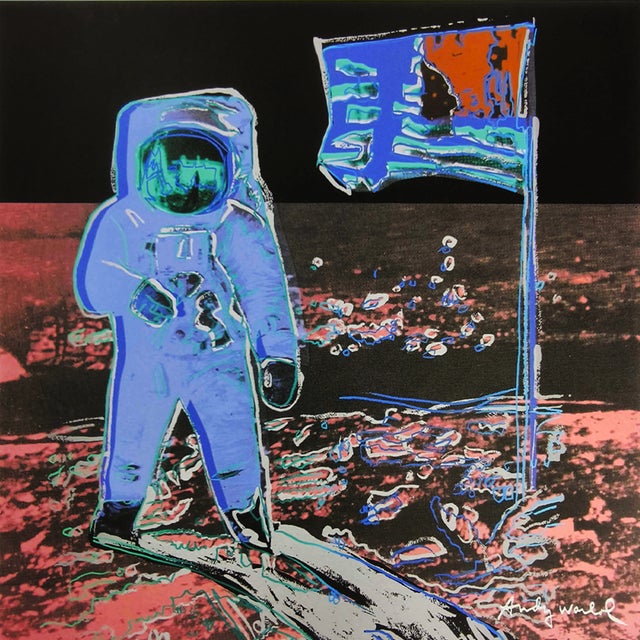 Andy Warhol "The Moon" Limited Edition Lithograph by CMOA. Limited Edition Lithograph n 86 / 500 - Numbers signed in...