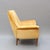 Textile Set of Mid-Century Modern Italian Armchairs in Golden Velvet, 1950s For Sale - Image 7 of 12