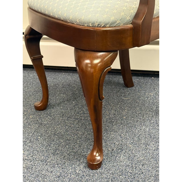 Wood Vintage Pennsylvania House Solid Cherry Georgian Dining Chairs - Set of 6 For Sale - Image 7 of 12