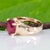 5.8Ct Madagascar Ruby Estate Ring in Solid 14k Gold – Oval, 11x9mm, Size 6.75 For Sale - Image 9 of 9
