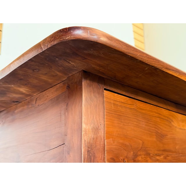 French Side or End Table of Patinated Cherry With Drawer For Sale - Image 13 of 16