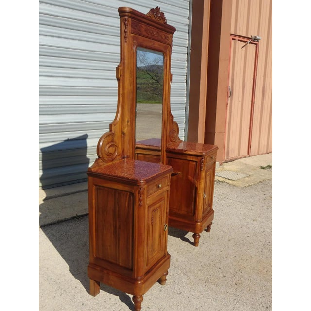 Vintage Walnut Dressing Table, 1950s For Sale - Image 17 of 18