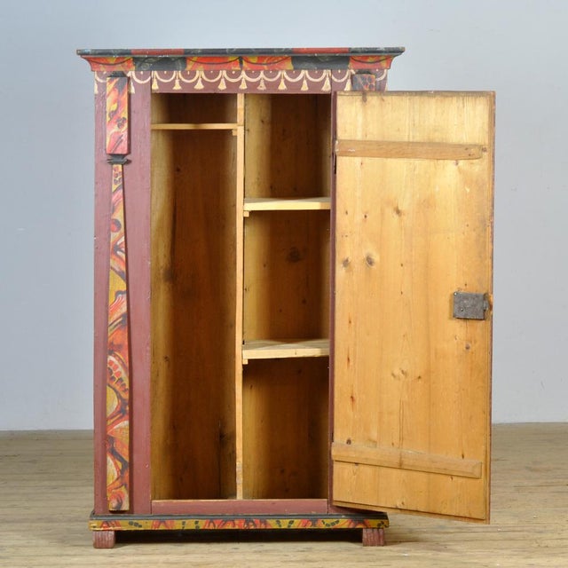 German Wedding Cabinet, 1850s For Sale - Image 4 of 15