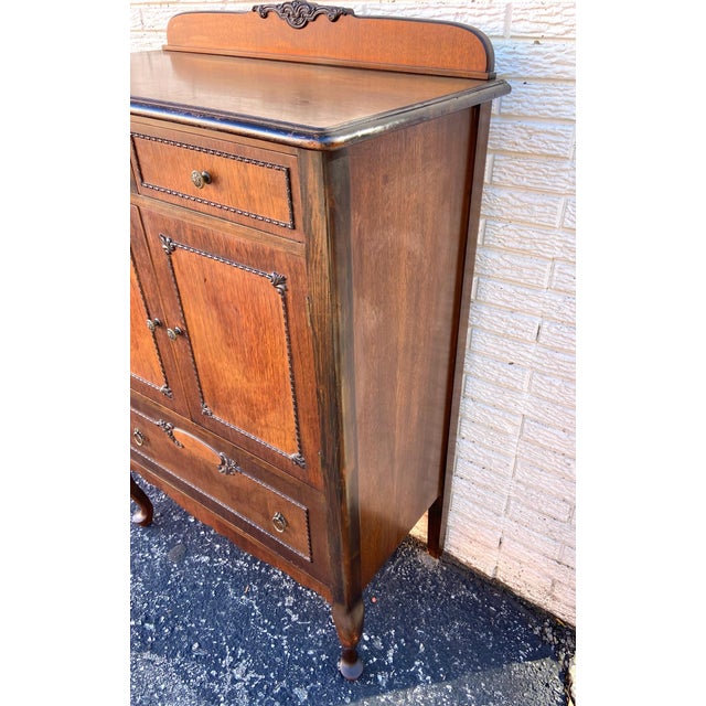 Vintage Queen Anne Style Highboy Chest by Helmers Makers of Fine