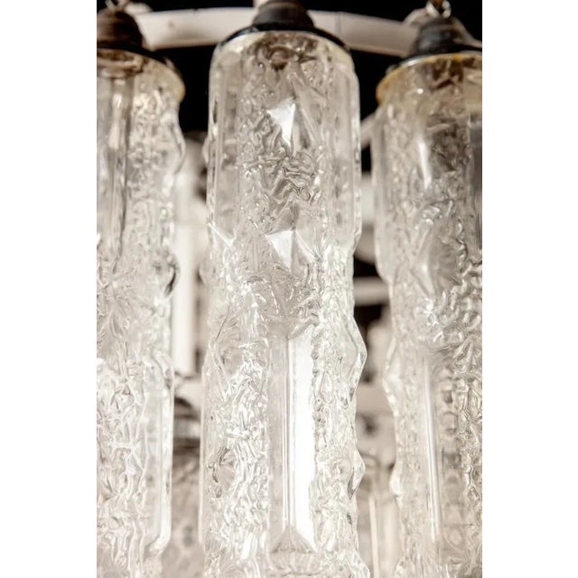 Glass Murano Art Glass Chandelier by Aureliano Toso, 1950 For Sale - Image 7 of 17